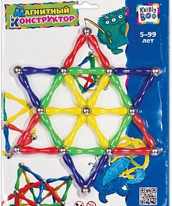 Конструктор магнитный - Звезда, 37 элементов (Kribly Boo, 1139)